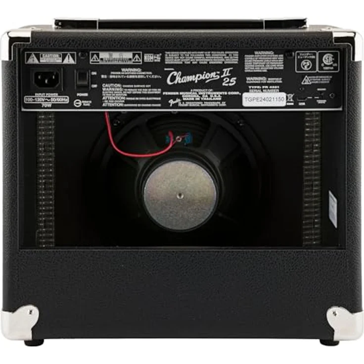 Fender Champion II 25, Transistor Combo Verstärker für E-Gitarre mit ausgewogener Verarbeitung – Bild 2