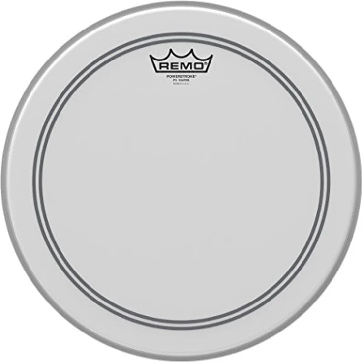 Remo 14" Powerstroke 3 Coated Snare, Schlagzeugfell mit weißer aufgerauhten Oberfläche und optimierter Tonkontrolle – Bild 2