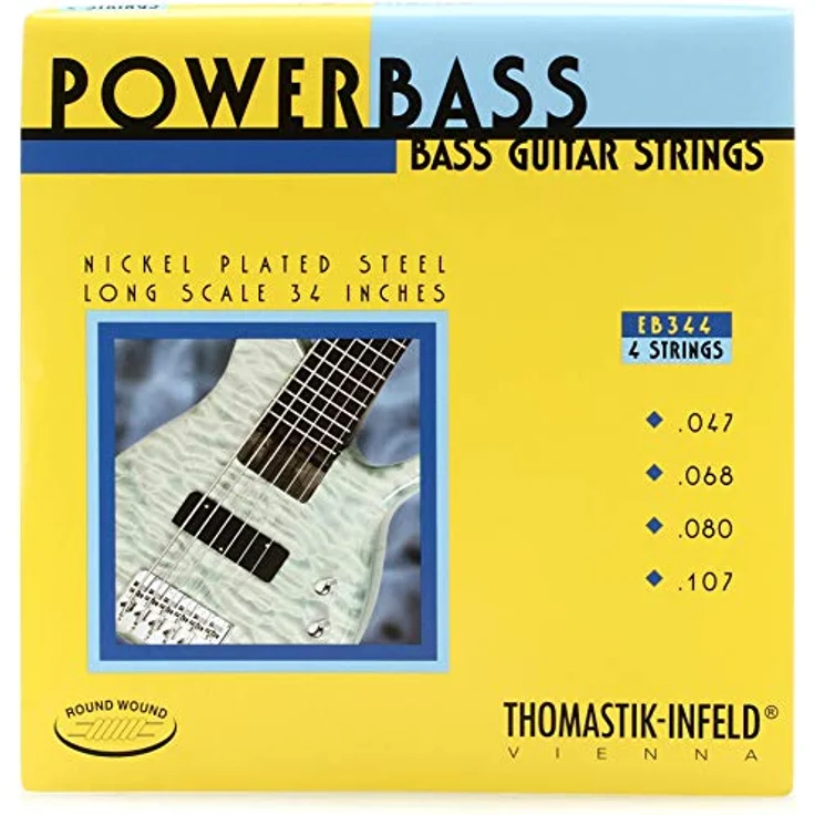 Thomastik EB344 Power Bass, E-Bass Saiten Satz mit Stärken 047-107 – Bild 3