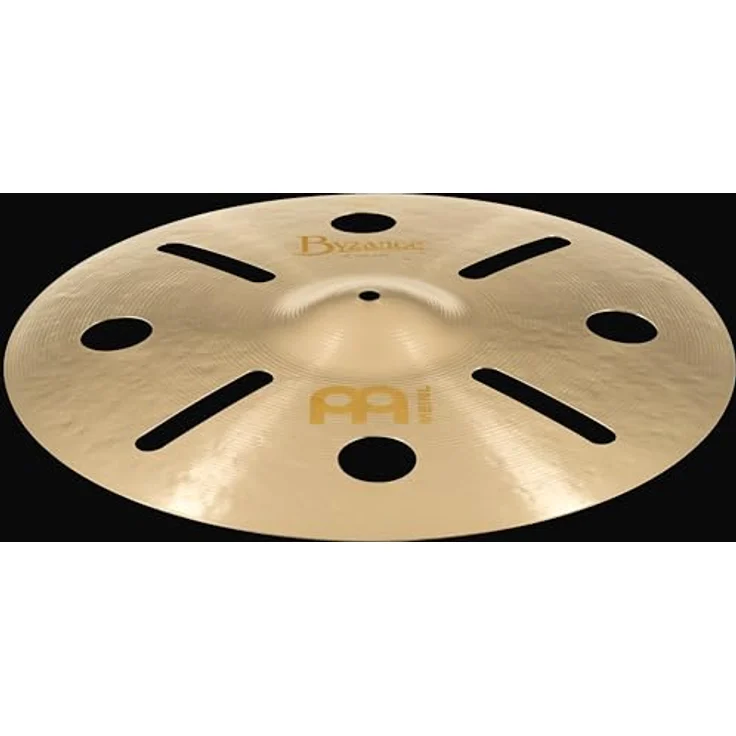 Meinl 18" Byzance Vintage Trash Crash, sandgestrahltes Schlagzeugbecken mit einzigartigem Klangbild und großen Aussparungen – Bild 3