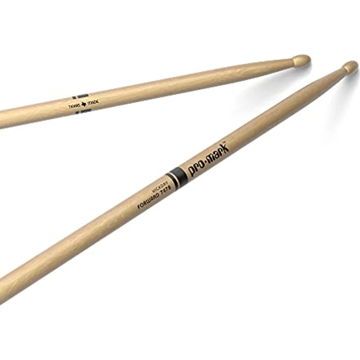 Pro Mark TX747BW Classic Forward Hickory, Drumsticks aus Hickory mit ovalem Holzkopf, 42,55 cm lang, 1,50 cm Durchmesser – Bild 1