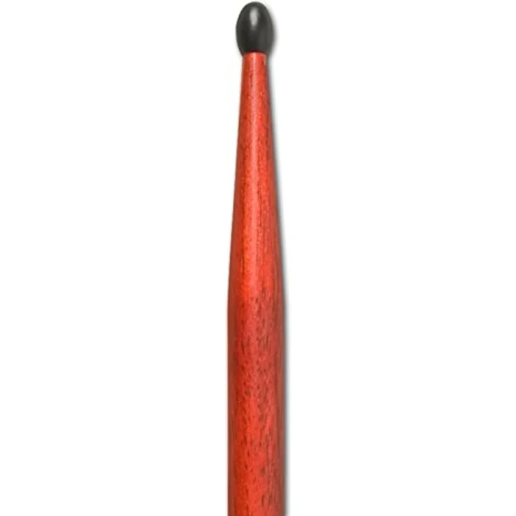 Vic Firth 5ANR Nova Hickory Drumsticks, rot, mit Nylonkopf, 406mm Länge, 14,3mm Durchmesser – Bild 3