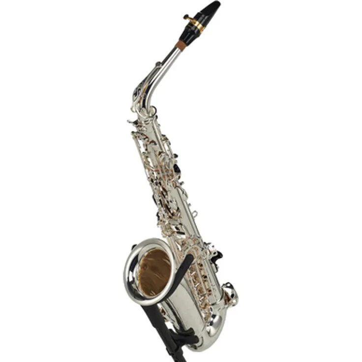Selmer SE-A2S SI SA80 II Alto Saxophon, versilbert mit Gravur, hoch Fis-Klappe, inkl. S80 C* Mundstück und Selmer Light Etui