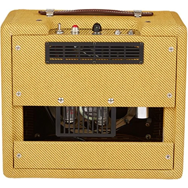 Fender 57 Custom Champ, E-Gitarren-Combo mit Vollröhrenverstärkung, 5 Watt, Tweed Finish, inkl. Schutzhülle – Bild 4