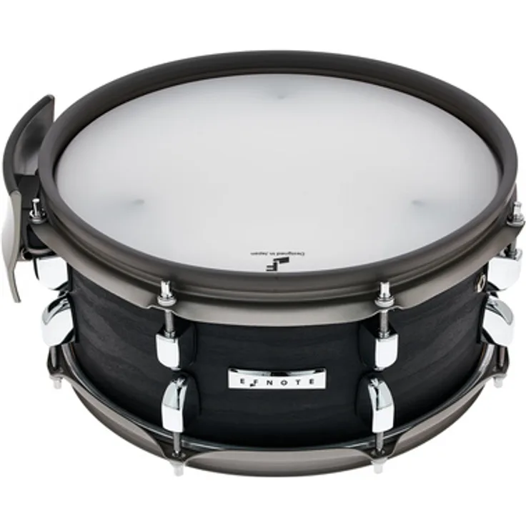 Efnote EFD-S1250-BO 12"x05" Snare Drum Pad mit 3-Zonen Technologie, doppellagigem Mesh Head und schwarzem Eichen-Finish