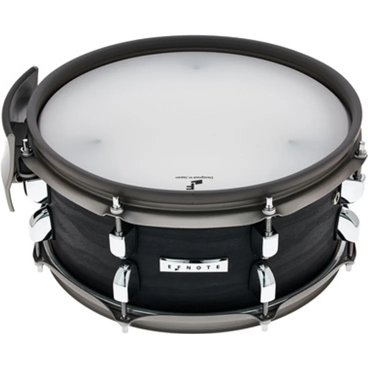 Efnote EFD-S1250-BO 12"x05" Snare Drum Pad mit 3-Zonen Technologie, doppellagigem Mesh Head und schwarzem Eichen-Finish