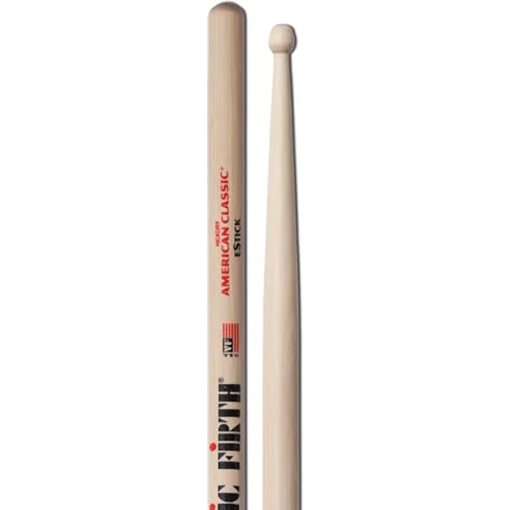 Vic Firth eStick American Hickory Wood Tip Drumstick, Holz, Acoustic Shielding, 1 Stück – Bild 1