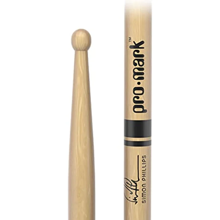 ProMark TX707W Simon Phillips Drumsticks, American Hickory, 413 mm Länge, 14 mm Durchmesser, natur – Bild 2