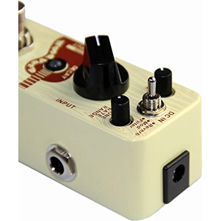 Mooer Woodverb Acoustic Reverb, Reverb-Effektpedal mit Decay-, Mix- und Tone-Regler, stabiler Metallgehäuse – Bild 4