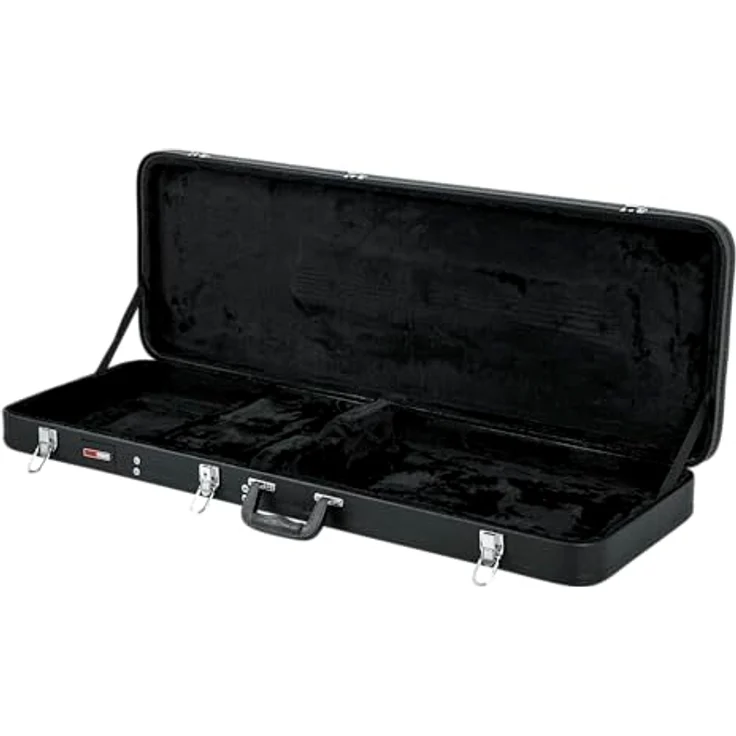 Gator GW - Electric Guitar Case, Koffer für E-Gitarre aus Sperrholz, Schwarz, Innenmaße 105 cm x 32 cm x 9 cm, Gewicht 3,81 kg – Bild 12