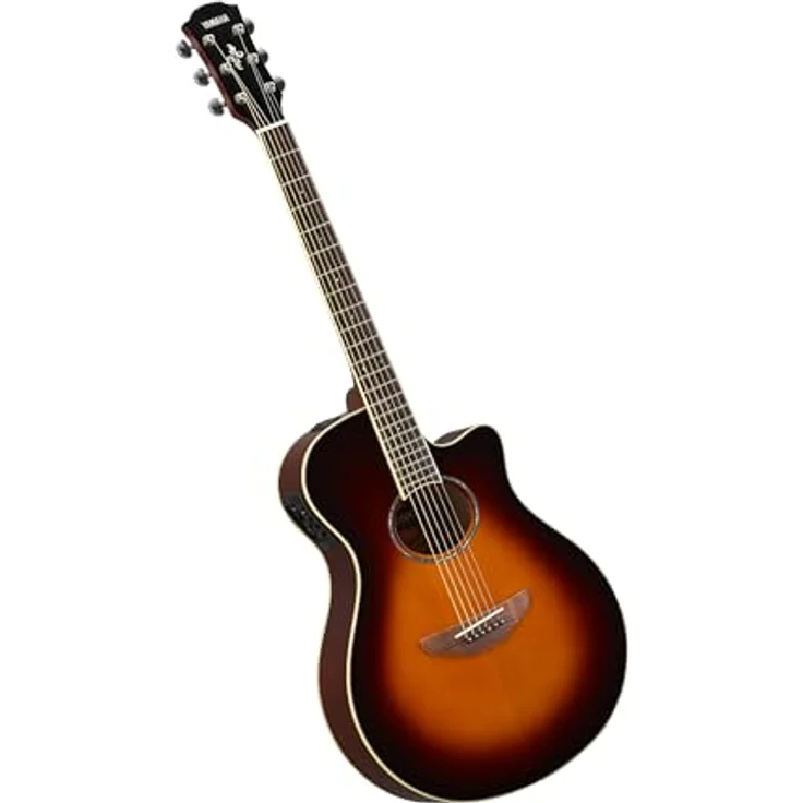 YAMAHA APX600 Elektroakustik-Gitarre, Thinline-Korpus, 25" Mensur, System65 Tonabnehmer, 3-Band EQ, Integriertes Stimmgerät, Ovales Schallloch, Old Violin Sunburst – Bild 1