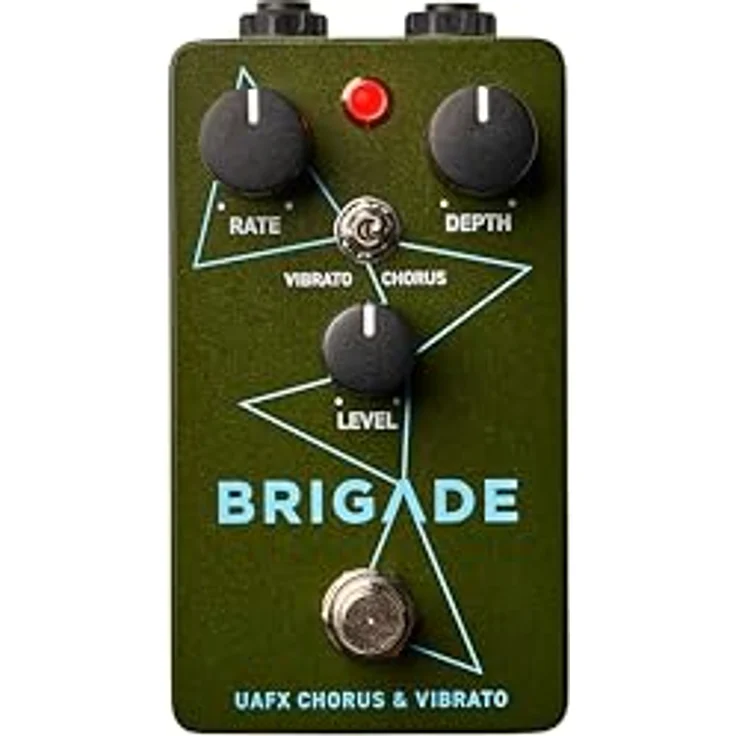 Universal Audio UAFX Brigade Chorus & Vibrato, Gitarreneffektpedal mit Vintage Bucket-Brigade-Emulation, True/Buffered Bypass, USB Typ-C für Updates, kompakt und leicht – Bild 1