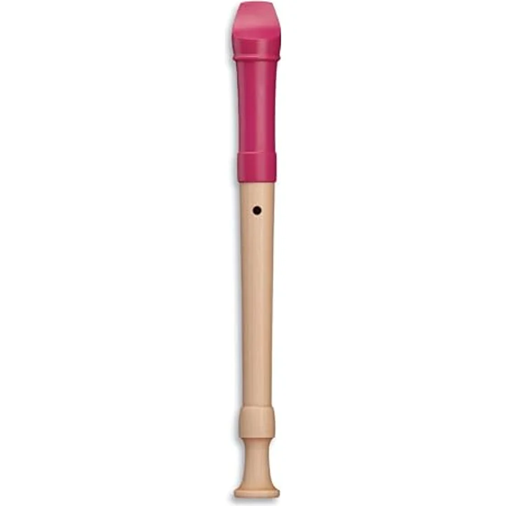 Mollenhauer 17312 Fipple Tere Soprano G SH, Sopranblockflöte in C mit deutscher Griffweise, Kunststoffkopf, Ahornholz, Farbe: beere – Bild 4