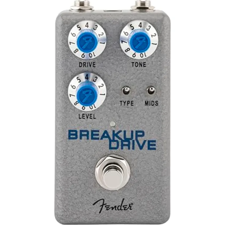 Fender Hammertone Breakup Driver, Overdrive-Pedal mit JFET-Technologie, 3 Regler, kompakte Bauform