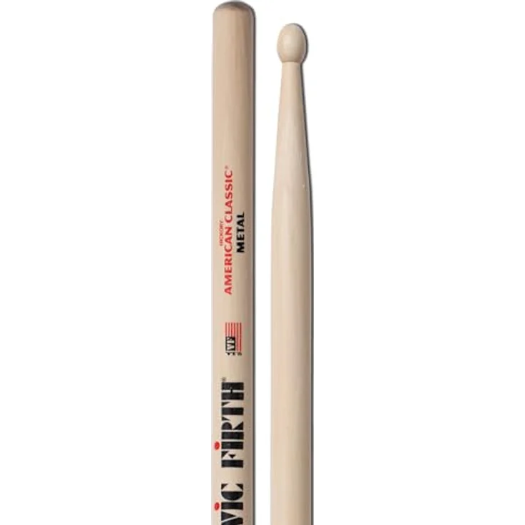 Vic Firth Classic Metal, American Hickory Drumsticks mit hochwertigem Material und Langlebigkeit – Bild 1