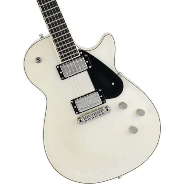 Gretsch EMTC Premier Jet VTG PRL, E-Gitarre mit Mahagoni-Korpus und Ahorn-Decke, Vintage Pearl – Bild 7