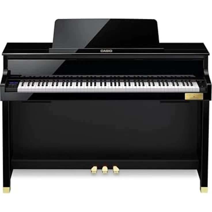 Casio GP-510 BP Celviano, Digitalpiano mit 88 Tasten, Natural Grand Hammer Action, 35 Klangfarben, 256 stimmige Polyphonie, schwarz hochglanz – Bild 2