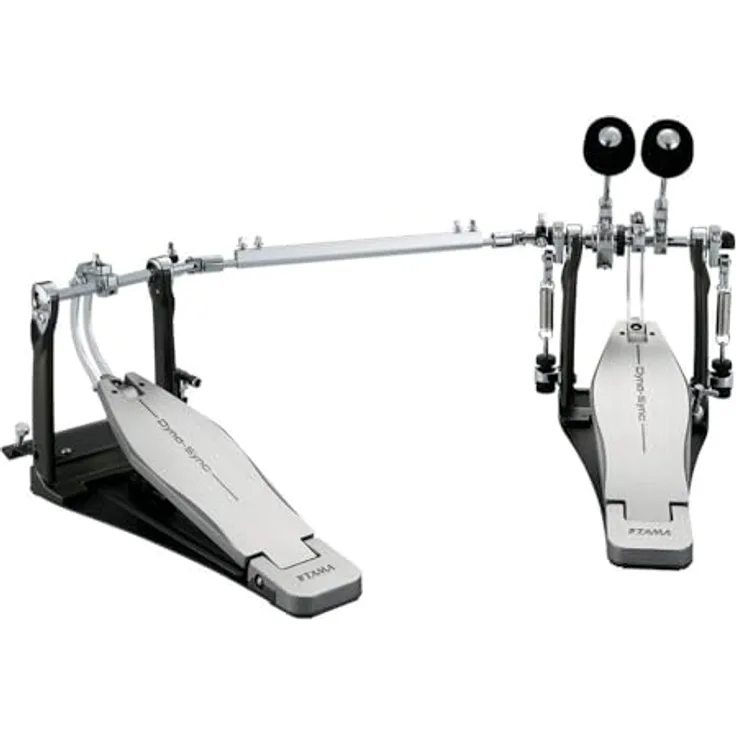 Tama HPDS1TW Dyna-Sync Double Pedal, Doppelfußmaschine mit präziser Verarbeitung und ausgewählten Materialien