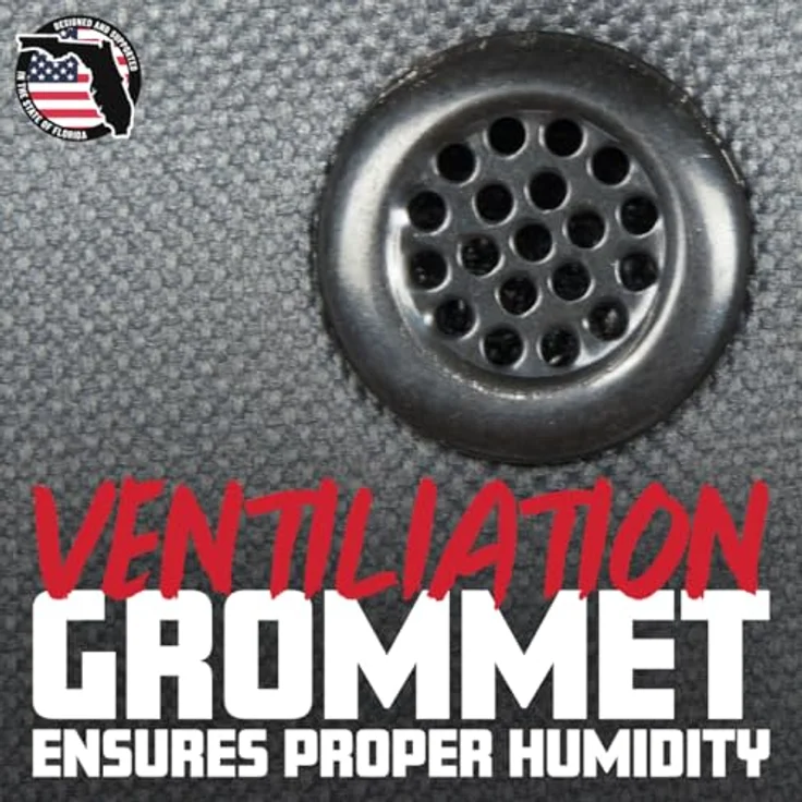 Gator GCB-Acoustic, Hängende Schrankhülle für Akustikgitarre, graues strapazierfähiges Polyester mit Belüftungsöffnung und Netztaschen – Bild 5