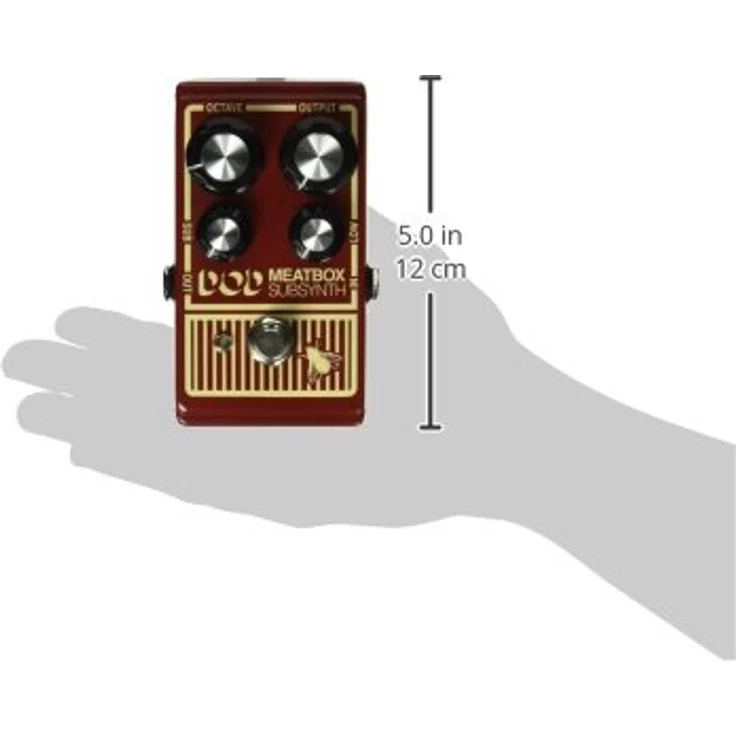 Digitech DOD Meatbox, Subharmonic Synth Pedal mit True Bypass, Aluminium Gehäuse und TRS Ausgang – Bild 3