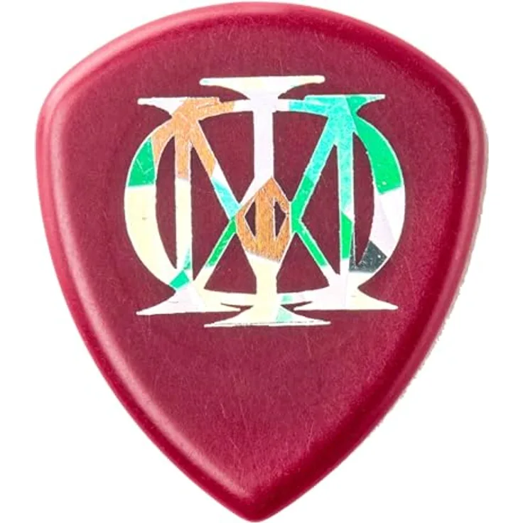Dunlop John Petrucci Flow Picks, Plektren-Set aus Ultex mit 2,00 mm Stärke, 12 Stück, Oxblood