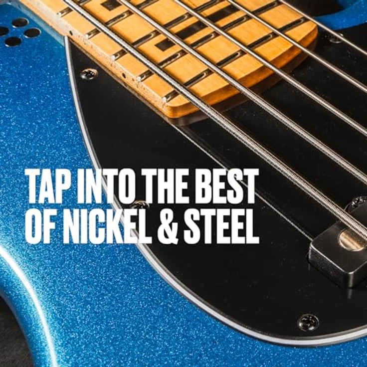 Dunlop Dual Dynamic 4-String E-Bass Saitensatz, Long Scale (45-105), Nickel & Stahl Hybrid, präzisionsgefertigt in USA – Bild 2
