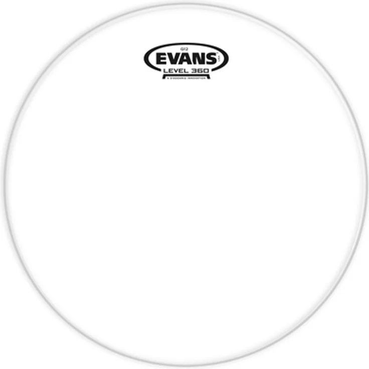 Evans 15" G12 Clear TomTom, Schlagzeugfell mit 0,3 mm Stärke für Haltbarkeit und warmen Sound – Bild 1