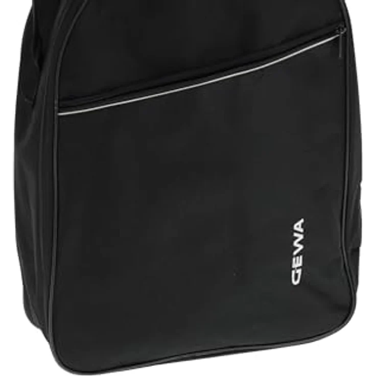 Gewa Classical 1/2 Gigbag Basic 5, Konzertgitarrentasche aus Nylon mit 5 mm Polsterung, schwarz – Bild 6