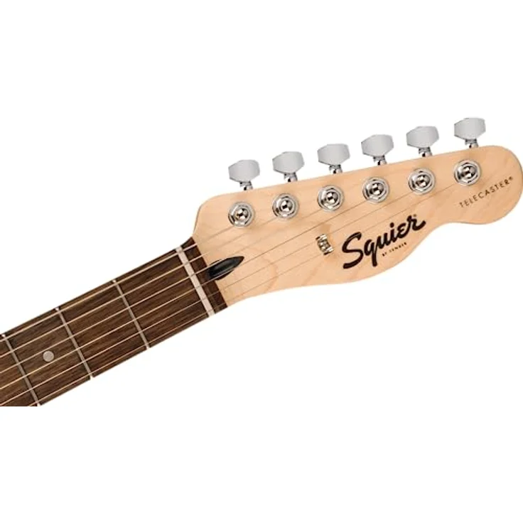 Squier Sonic Tele LRL, E-Gitarre mit Poplar Korpus, Ahorn Hals, 2x Ceramic Single-Coil Tonabnehmer, Torino Red – Bild 6