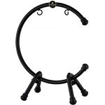 Sonic Energy Tisch Gong Ständer, pulverbeschichteter Stahl für Gongs bis 56 cm, schwarz (TMTGS-L)