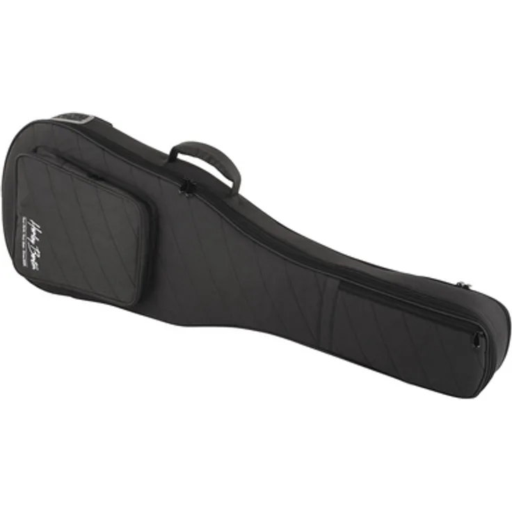 Harley Benton SafeBag E-Bass, robuste Gitarrentasche aus Cordura mit 30 mm Polsterung und Zubehörfach, schwarz