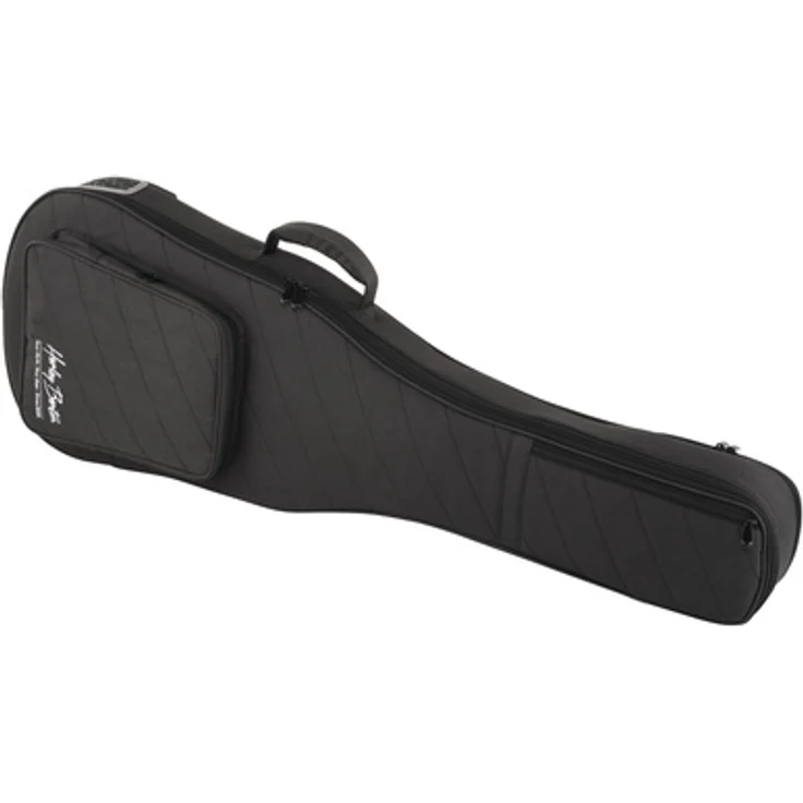 Harley Benton SafeBag E-Bass, robuste Gitarrentasche aus Cordura mit 30 mm Polsterung und Zubehörfach, schwarz