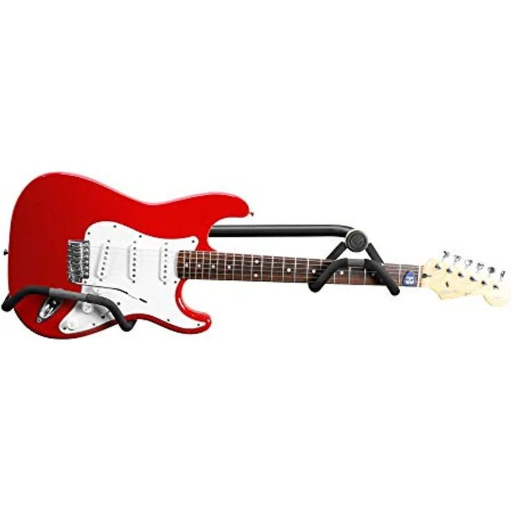 Gravity GS WMB 01 EB, Gitarrenwandhalter für elektrische Gitarren, selbstjustierende Hals- und Korpusstützen, einstellbarer Neigungswinkel, schwarz – Bild 5