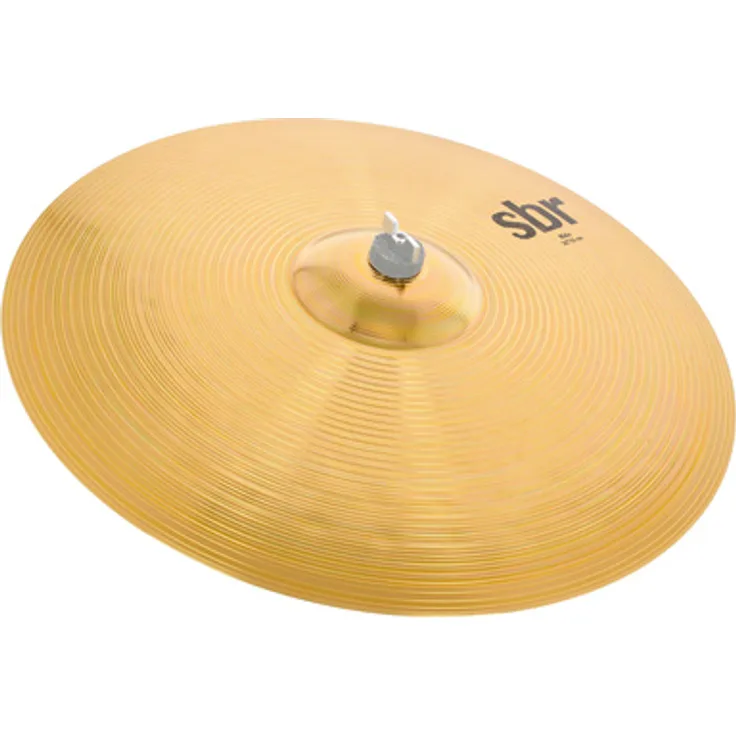 Sabian 20" SBR Ride, Schlagzeugbecken aus Messing mit starker Stickartikulation und heller Glocke