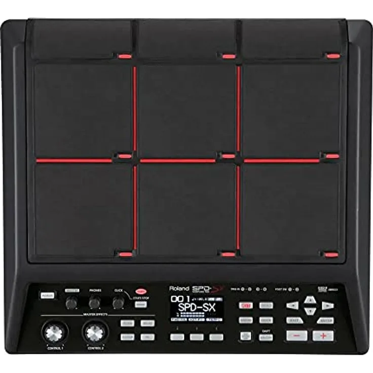 Roland SPD-SX, Sample Pad mit 4GB internem Speicher und 9 anschlagsdynamischen Pads