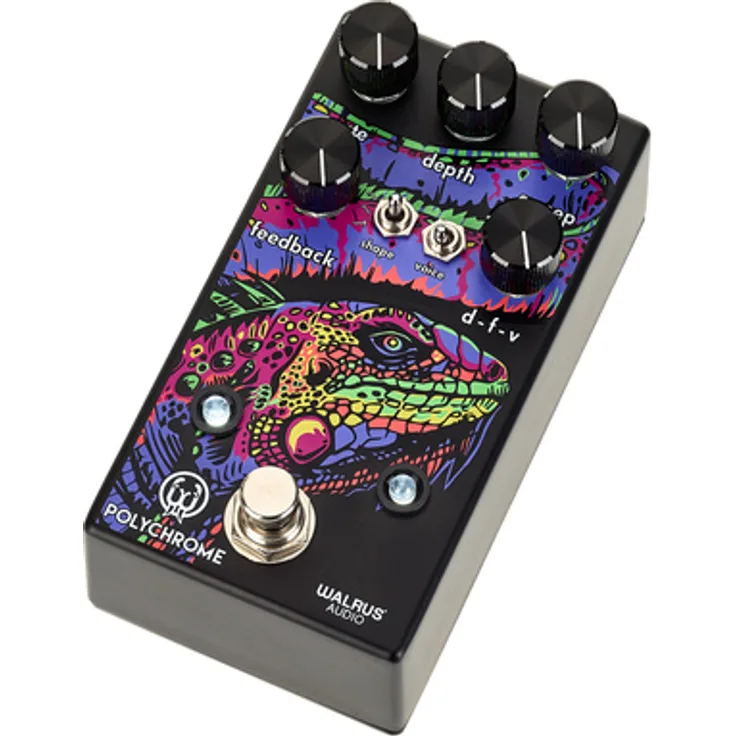Walrus Audio Polychrome, Analog Flanger Effekt Pedal mit Rate, Depth, Sweep und True Bypass, Made in USA