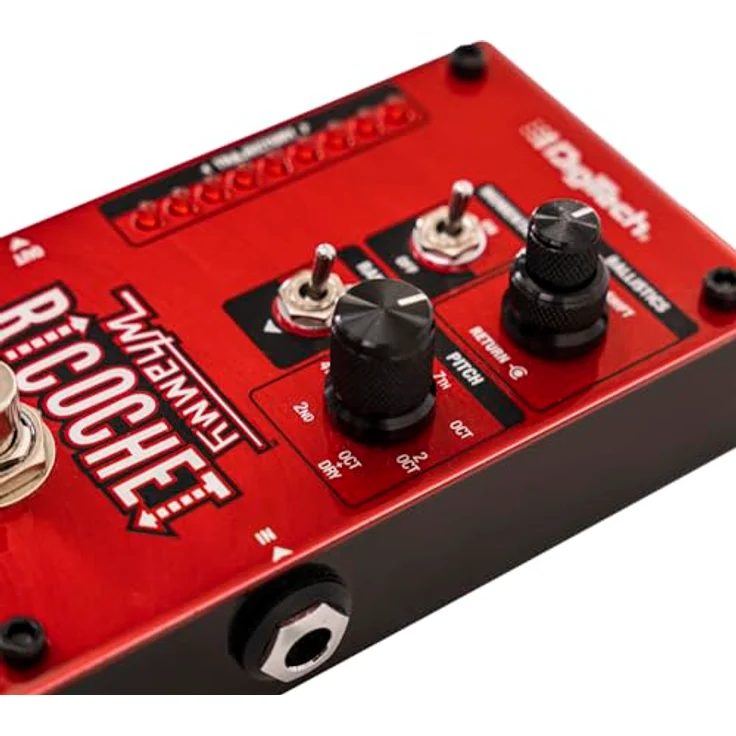 Digitech Pitch Shifter Whammy Ricochet, kompakter Effektpedal mit 7 wählbaren Intervallen und polyphonem Chords Modus – Bild 9