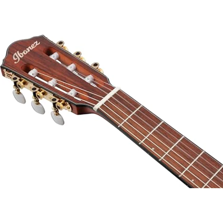 Ibanez FRH10N-RGF, Konzertgitarre mit Solid Sitka Fichte Decke, Sapele Boden und Zargen, Rose Gold Metallic Flat, Satin Polyurethane – Bild 4