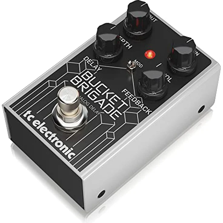 TC Electronic Bucket Brigade Analog Delay, Vintage Delay-Pedal mit 600 ms Verzögerungszeit und optionalem Modulationsschalter – Bild 4