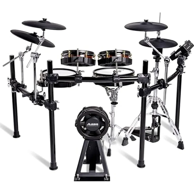 Alesis Strata Core E-Drum Kit, professionelles E-Drum Set mit 7" Touch Display, BFD3 Sound Engine, 370 Kit Pieces, Mesh-Pads und 25 GB Speicher – Bild 10