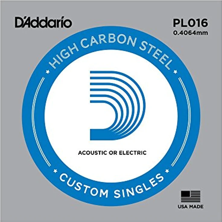 D'Addario PL016, Einzelsaiten für Gitarre, Plain Ball End, hochwertige Verarbeitung – Bild 3