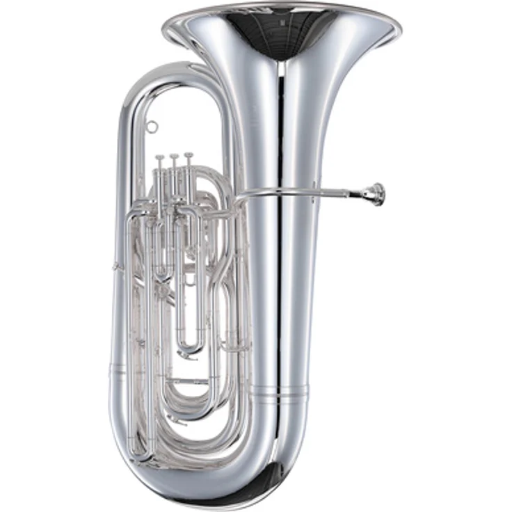 Besson BE994-2 Sovereign Bb-Tuba, kompensiertes Modell mit 4 Ventilen und versilbertem Messing, inkl. Koffer und Zubehör