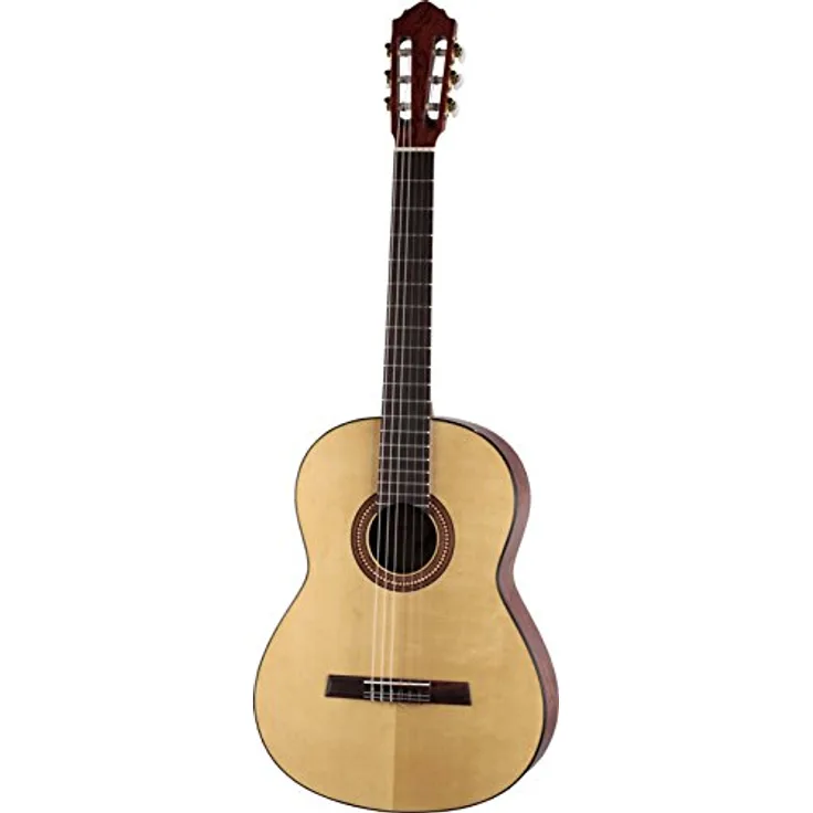 Höfner HF16 Classical, 4/4 Konzertgitarre mit Fichtenmassivdecke, Bubinga Boden & Zargen, Naturfarbe