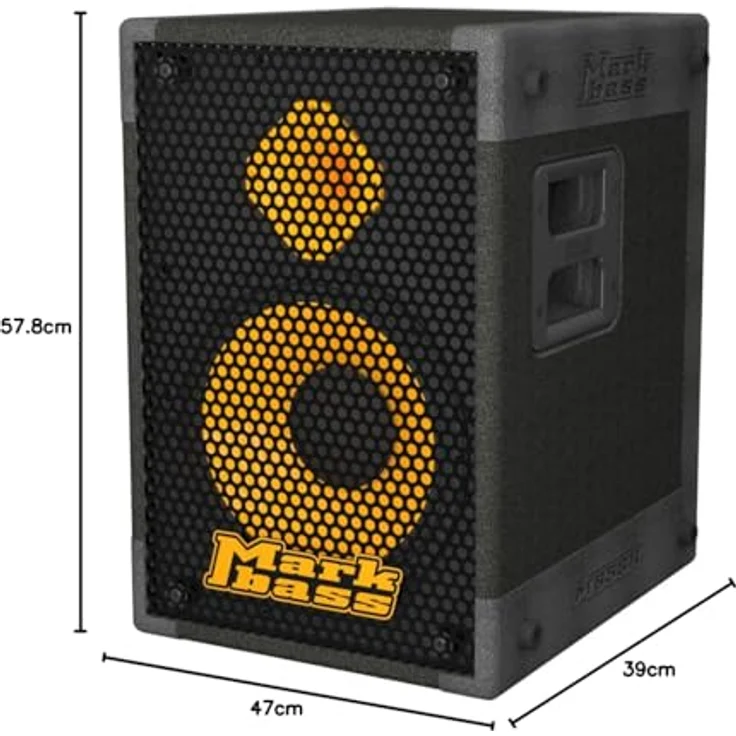 Markbass MB58R 121 Energy Box, Bass Box mit 1x12" Neodym Lautsprecher, 400 W, 8 Ohm, biologisch abbaubares Gehäuse, Made in Italy – Bild 4