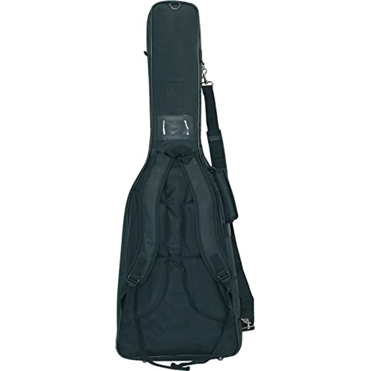 Thomann E-Guitar Gigbag BK, Gitarrentasche mit 20mm Schaumstoffpolsterung, Schwarz, Rucksackgarnitur mit Außentasche – Bild 2