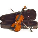Stentor SR1018 Violinset 4/4, Violine mit Fichtendecke, Ahornboden, Hartholzgriffbrett, inkl. Koffer und Bogen