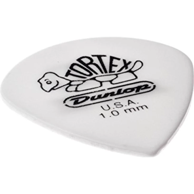 Jim Dunlop Plektrum Tortex White Jazz III, 1,00 mm, 72 Stück für Geschwindigkeit und Sprachdeutlichkeit – Bild 3