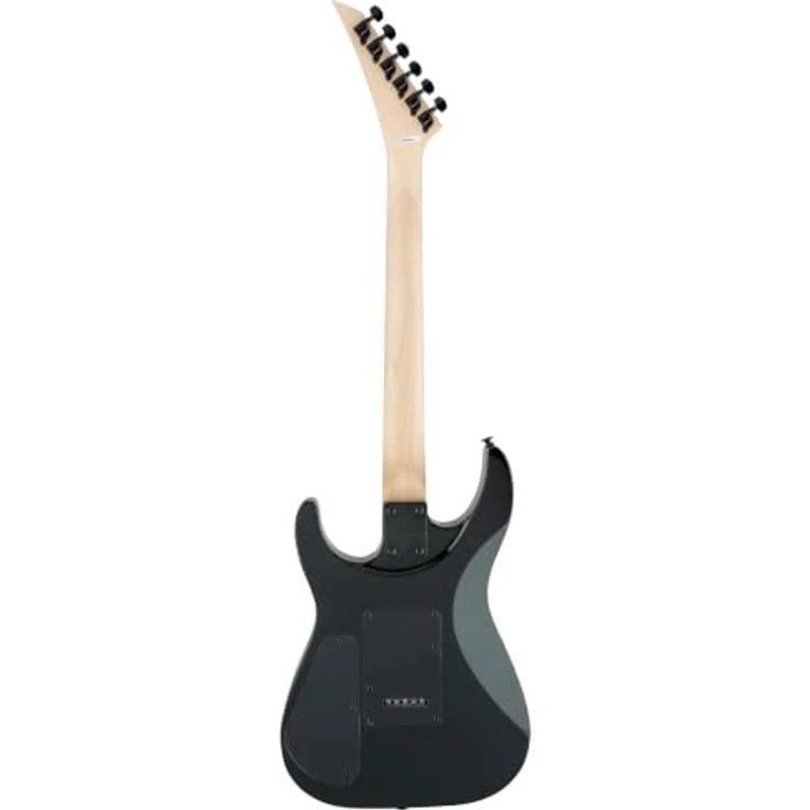 Jackson E-Gitarre JS Series Dinky JS12 AM, Pappel-Korpus, geschraubter Ahornhals, High-Output Humbucker, Gloss Black – Bild 2