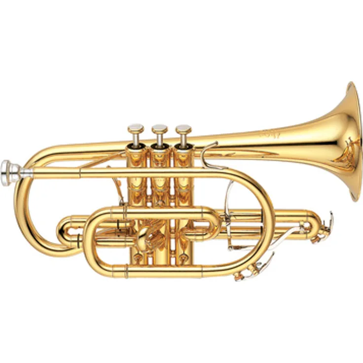 Yamaha YCR-8335 G 02 Cornet, Bb-Kornett der NEO-Serie mit 11,9 mm Bohrung und 125,5 mm Goldmessing-Schallstück, lackiert, inkl. Koffer und Mundstück
