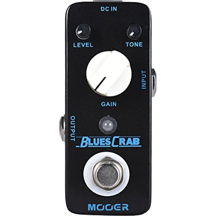 Mooer Blues Crab, Overdrive Effektpedal mit Level-, Tone- und Gain-Regler, Metallgehäuse, Echter Bypass – Bild 7